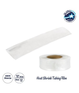 GloboStar® 79970-1 Θερμοσυστελλόμενο - Μακαρόνι Φ40mm-20mm - Τεμάχιο Μήκους 20cm Στεγανοποίησης για Όλες τις Neon Flex LED DC 24V & DC 230V Αδιάβροχο IP65 Μ20 x Π6.5 x Υ0.35cm - Διάφανο